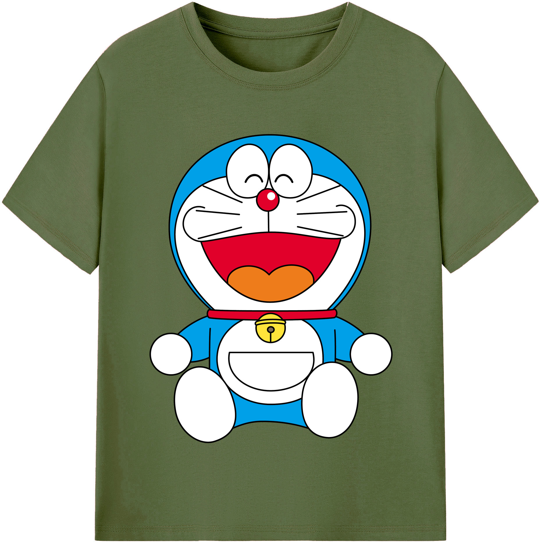 （画像用） ドラえもん Doraemon 綿100％半袖Tシャツ（フロントプリント）